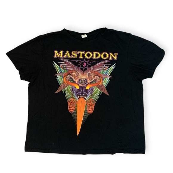 Mastodon North America Tour Boxy Black Tee XL - Picture 1 of 6